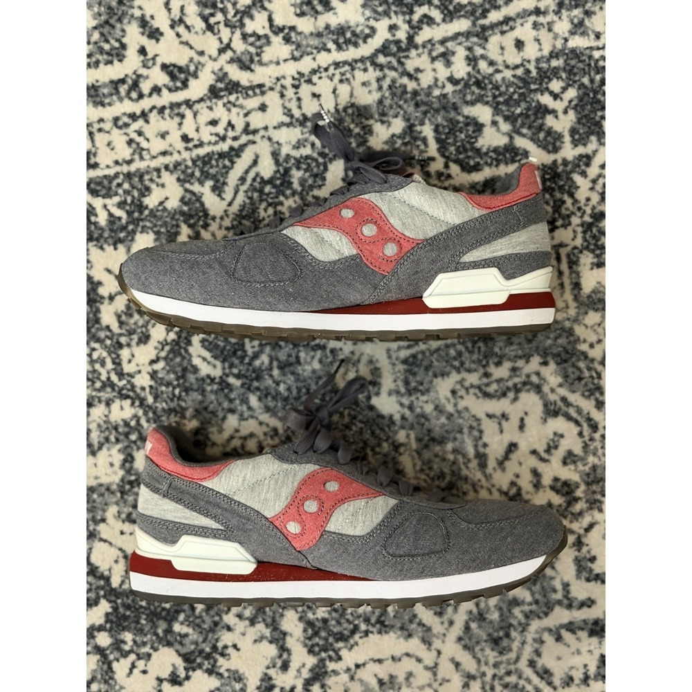 Saucony x Bait Shadow Original SIZE 11 "Cruel World 4" Men's GREY RED - Picture 9 of 12
